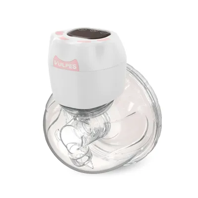 Zdjęcie produktu dla Pojedynczy laktator Vulpes Goods, elektryczny przenośny laktator z 3 trybami i 27 mocami, kołnierz 19 mm/21 mm/24 mm/26 mm, laktator, ładowalny laktator, w tym 30 woreczków do przechowywania mleka matki, 1 szt