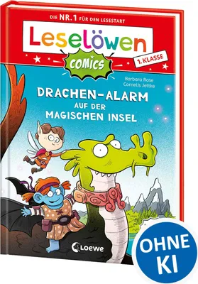 Produktbild von Leselöwen Comics 1. Klasse - Drachen-Alarm auf der magischen Insel