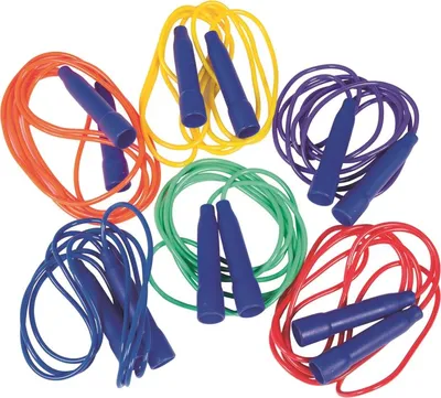 Produktbild von Spordas Springseil Set 270cm - 6 farbige Springseile