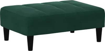 Produktbild von vidaXL Fußhocker Dunkelgrün 77x55x31 cm Samt