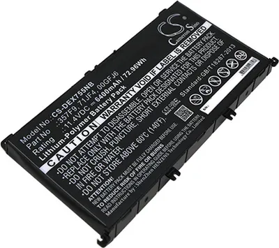 Obrázek produktu pro Baterie pro Dell Inspirion 15, 6400mAh