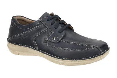 Produktbild von Josef Seibel ANVERS 08 Herrenschuhe - bequeme Schnür Halbschuhe blau Elegant