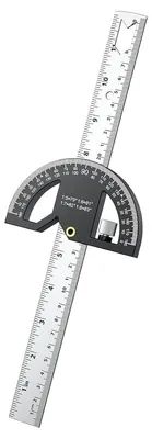 Obrázek produktu pro Přesný měřicí úhelník pro zpracování dřeva, délka 300 mm