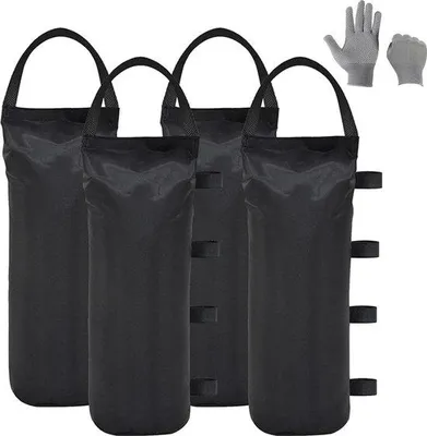 Zdjęcie produktu dla Zestaw wodoodpornych obciążników do namiotów, 4 sztuki, wytrzymałe, do namiotów i trampolin, 50 x 20 cm