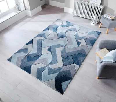 Langlebiger und pflegeleichter Designer-Teppich_Blau_Rechteckig_#sku_BARK503119367187-BARK503119367188-BARK503119367189#