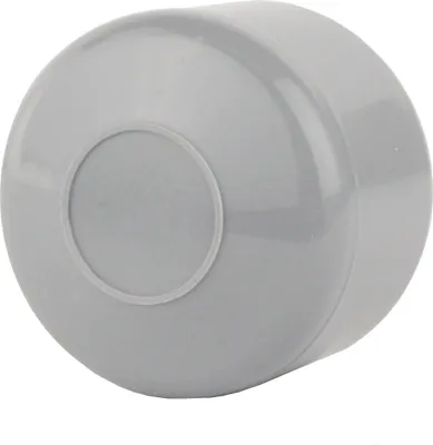 Produktbild von Zaunpfahlkappen Rohrkappen Rundstopfen Pfostenkappen Abdeckkappen Zaunkappen 42 mm grau (RAL 7040) 1 Stück