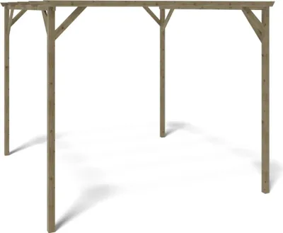 Image de Carport, abri de voiture  3x3 m - 9 m2 - CAR12 - ALTANKA