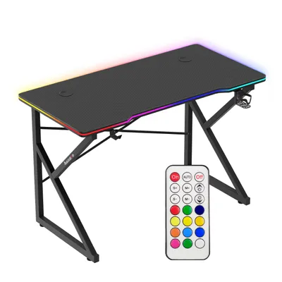 Image de Huzaro Hero 1.7 RGB Black - gaming table