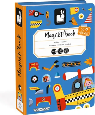 Image de Livre magnétique Janod - Racers