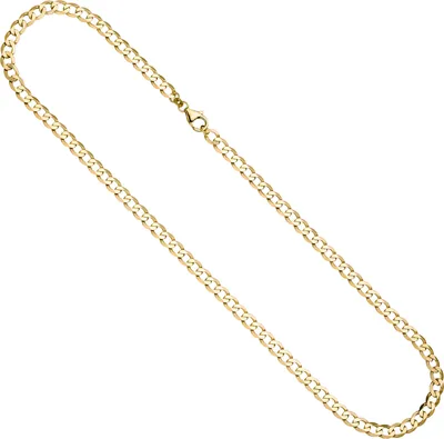 Produktbild von Panzerkette 333 Gold Gelbgold 5,7 mm 45 cm Kette Halskette