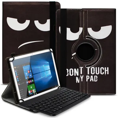 Produktbild von Tablet Tasche für Vale V11E LTE4128 Tastatur Hülle Schutzhülle Bluetooth DrehbarFarbe Uni 360 Taschen:Motiv 4