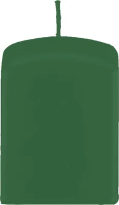 Produktbild von Quader Kerzen, Block Kerzen, quadratische Kerzen Fairway Grün 15 x Ø 7/7 cm, 4 Stück