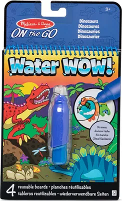 Image de Melissa & Doug 19315 Water WOW Eau Bloc à dessin Dinosaure Livre à colorier avec crayon à eau