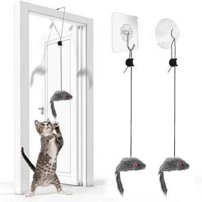 Produktbild von Interaktives Katzenspielzeug für Indoorkatten, Jagdspiel gegen Langeweile