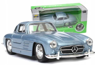 Produktbild von Welly Mercedes-Benz 300SL Modellauto 1:32 Blau