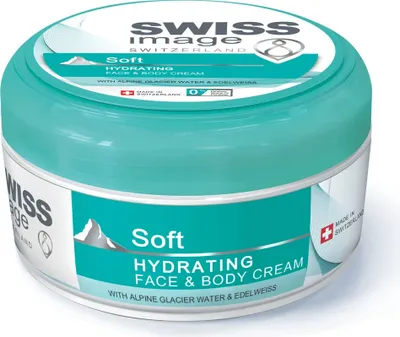 Immagine prodotto di Swiss Image Crema idratante delicata per viso e corpo 200ml