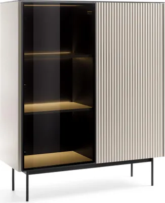 Produktbild von Vitrine, Kaschmir, 107 x 126 x 39 cm