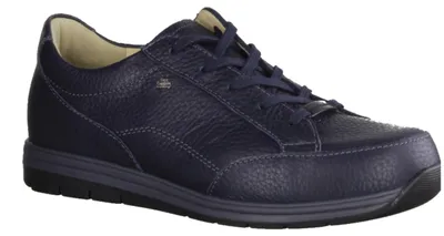 Produktbild von Finn Comfort Osorno Herren Halbschuhe, Leder, Blau, Schnürschuhe - Herrenschuhe Bequemschuhe, Blau, leder (rabo)
