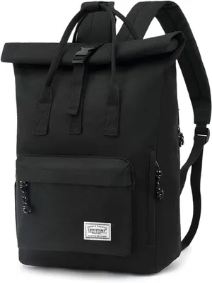 Obrázok produktu pre Batoh na notebook 15.6 palcov, čierny, vodotesný, na cestovanie