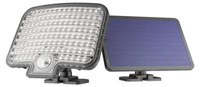 Produktbild von hoftronic Solar-Wandleuchte 7W 600lm 6500K schwarz mit Sensor