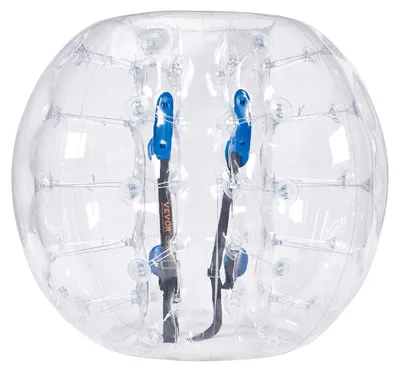 Produktbild von VEVOR Aufblasbare Bumper Balls 2er-Pack, 4FT/1.2M Körper Sumo Zorb Bälle für Teenager & Erwachsene, 0.8mm dicke PVC Menschliche Hamster Bubble Bälle für Outdoor-Teamspiel, Bumper Bopper Spielzeuge für Garten, Hof, Park, 1 Stk-Transparent