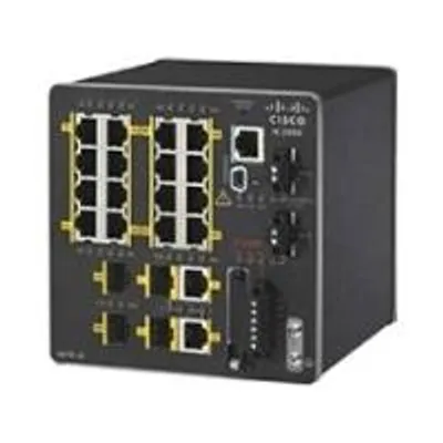 Zdjęcie produktu dla Cisco IE-2000-16TC-L, Zarządzany, L2, Fast Ethernet (10/100), Pełny dupleks