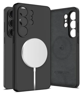 Zdjęcie produktu dla Tech-Protect – silikonowe etui Magsafe do Galaxy S26 Ultra – czarne