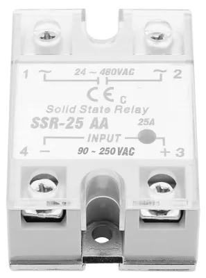 Solid-State-Relais 25 A, SSR 25 AA, AC 80-250V/24-480V