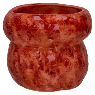 Productafbeelding van Pomax Mani plantpot, rood, Ø 20 x H 17 cm