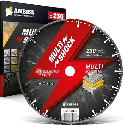 Immagine prodotto di Disco diamantato Anvil MultiShock - 230 x 2,2 x 22,2