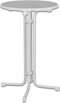 Produktbild von MFG Freizeitmöbel Stehtisch weiß, marmor 80,0 x 80,0 x 110,0 cm