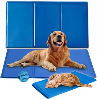 Produktbild von Große Kühlmatte für Hund, Katze, Kaninchen, Autositz XXL 90x120 cm PetJet