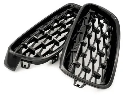 Produktbild von ESEN SKV 66SKV128 Kühlergrill Frontgrill für BMW 3 Touring (F31) Schwarz Glänzend