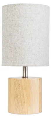 Produktbild von ARTE LAMP Goldene LED Tischlampe – klassische dekorative Schreibtischlampe mit beigem Textil-Lampenschirm für Wohnzimmer und Schlafzimmer – mit Kabel