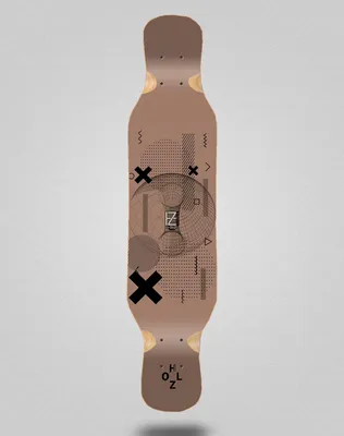 Immagine prodotto di Piattaforma per longboard in legno, 46 x 10 strati