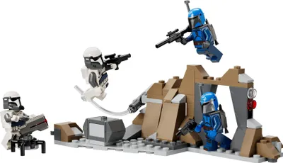 Produktbild von LEGO Star Wars: The Mandalorian Hinterhalt auf Mandalore Battle Pack, Abenteuer-Bauspielzeug für Kinder, Action-Spielset zum Sammeln, Geschenkidee für Jungen und Mädchen 75373