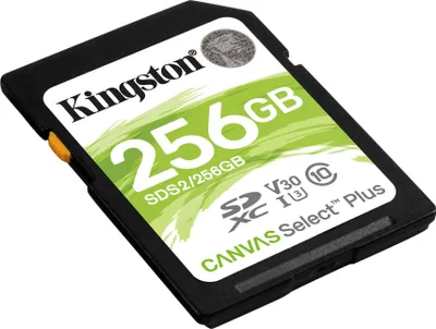 Obrázok produktu pre Kingston Canvas Select Plus - pamäťová karta flash - 256 GB - SDXC UHS-I Kingston