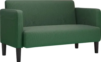 Produktbild von vidaXL Zweisitzer-Sofa Dunkelgrün 109 cm Cordstoff