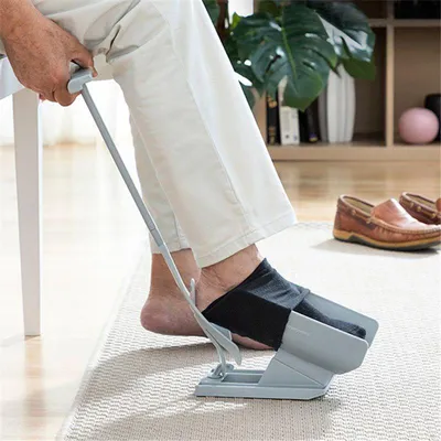 Obrázek produktu pro Ponožka a šňůrka na boty s vytahovačem ponožek InnovaGoods