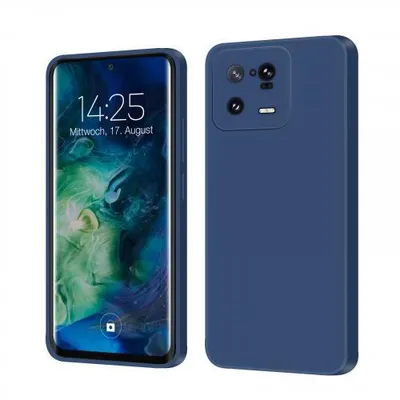 Produktbild von Liquid Silikon Hülle für Xiaomi - Farbe: Blau - Modellkompatibilität: Für Xiaomi 13 Pro 5G