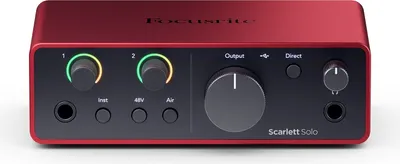 Produktbild von Focusrite Scarlett Solo 4th Gen - 2-Kanal-Audio-Interface