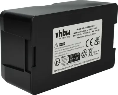 Produktbild von vhbw Akku kompatibel mit Husqvarna Automower 430XH, 450X (2019), 450XH, 430X NERA, 430X (2019), 420 (2020-2022) Rasenmäher (5000mAh 18V Li-Ion)