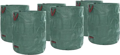 Produktbild von Gartenmüllsäcke 12 pcs Grün 79 x 79 x 99,5 cm Polypropylen