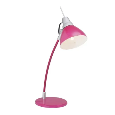 Zdjęcie produktu dla Lampa stołowa BRILLIANT Jenny | kolorowa lampa stołowa | metal/plastik | różowy | obrotowa głowica | 1x E14 max. 40 W