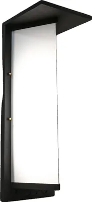 Obrázok produktu pre Nástenné svietidlo, hliníkový odliatok, 18 cm x 51 cm, 24-240 V, 12 W, vodotesné IP55