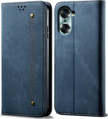 Obrázek produktu pro Honor 60 Pouzdro, Kožené Peněženkové Pouzdro s Magnetickým Uzavíráním a Stojánkem pro Honor 60 modré