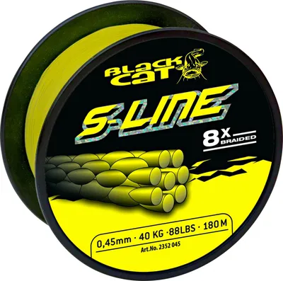 Zdjęcie produktu dla Black Cat S-Line 300m 0,55mm 70kg 154lbs żółty