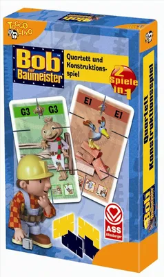 Produktbild von Bob der Baumeister Quartett & Konstruktionsspiel