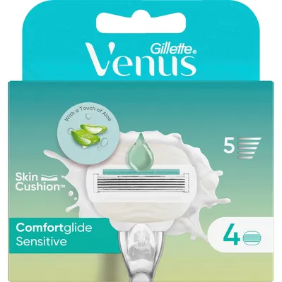 Immagine prodotto di Gillette Venus Comfortglide Sensitive lame di ricambio 4 pz