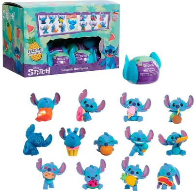 Obrázek produktu pro Just Play Disney Stitch Feed Me Series Capsule Sbratelsk minifigurky, dtsk hraky pro dti od 3 let od JUST PLAY